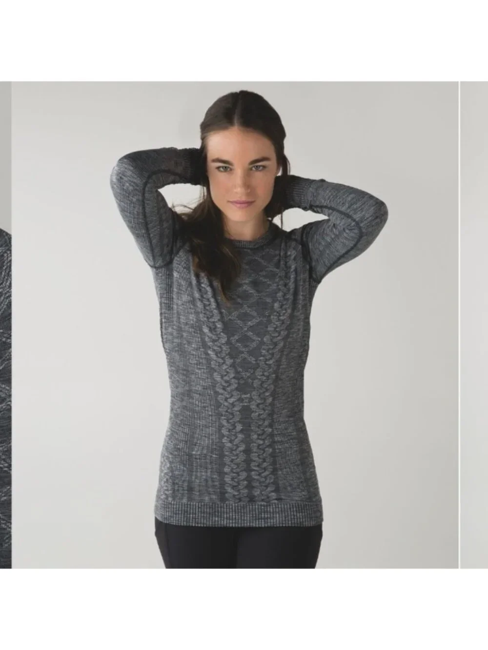 Lululemon Rest Less Pullover Heathered Black